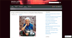Desktop Screenshot of abandonculture.wordpress.com