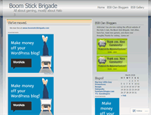 Tablet Screenshot of boomstickbrigade.wordpress.com