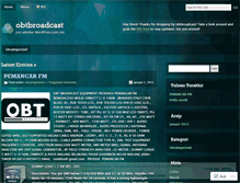Tablet Screenshot of obtbroadcast.wordpress.com