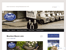 Tablet Screenshot of buchyfoodservice.wordpress.com