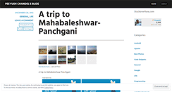 Desktop Screenshot of peeyushchandel.wordpress.com