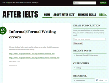 Tablet Screenshot of afterielts.wordpress.com