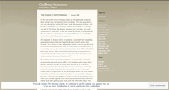 Desktop Screenshot of garrisonsmith.wordpress.com