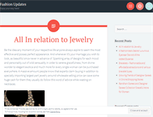 Tablet Screenshot of fashiontrendupdates.wordpress.com