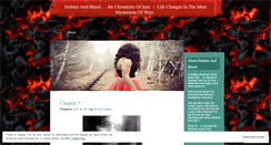 Desktop Screenshot of embersandblood.wordpress.com