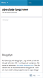 Mobile Screenshot of absolutbeginner.wordpress.com