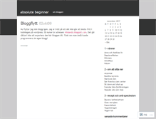 Tablet Screenshot of absolutbeginner.wordpress.com