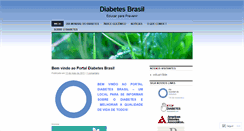 Desktop Screenshot of diabetesbr.wordpress.com
