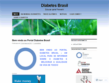 Tablet Screenshot of diabetesbr.wordpress.com