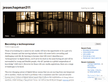 Tablet Screenshot of jessechapman311.wordpress.com