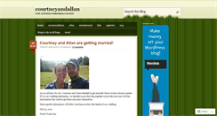 Desktop Screenshot of courtneyandallan.wordpress.com