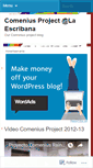 Mobile Screenshot of comeniuslaescribana.wordpress.com