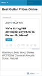 Mobile Screenshot of bestguitarprices.wordpress.com
