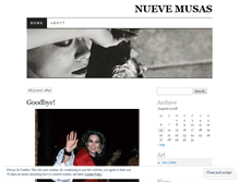Tablet Screenshot of nuevemusas.wordpress.com