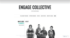 Desktop Screenshot of engagecollective.wordpress.com