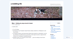 Desktop Screenshot of amiddlinglife.wordpress.com