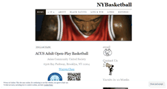 Desktop Screenshot of nybasketball.wordpress.com