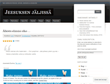 Tablet Screenshot of jeesuksenjaljissa.wordpress.com