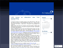 Tablet Screenshot of hinetwork.wordpress.com