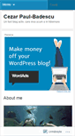 Mobile Screenshot of cpbadescu.wordpress.com