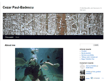 Tablet Screenshot of cpbadescu.wordpress.com