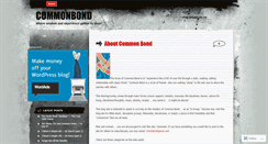 Desktop Screenshot of commonbond.wordpress.com