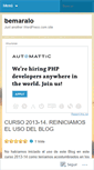 Mobile Screenshot of bemaralo.wordpress.com
