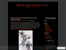Tablet Screenshot of mydarlingdaisy.wordpress.com