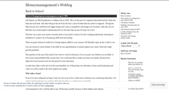 Desktop Screenshot of moneymanagement.wordpress.com