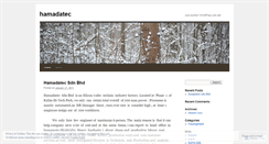 Desktop Screenshot of hamadatec.wordpress.com