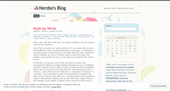 Desktop Screenshot of nerdse.wordpress.com