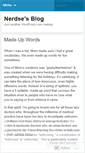 Mobile Screenshot of nerdse.wordpress.com