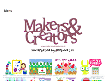 Tablet Screenshot of makersandcreators.wordpress.com