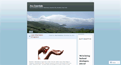 Desktop Screenshot of anuessentials.wordpress.com