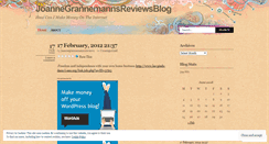 Desktop Screenshot of joannegrannemannsreviews.wordpress.com