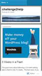 Mobile Screenshot of challenge2help.wordpress.com