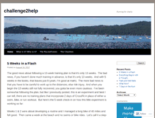 Tablet Screenshot of challenge2help.wordpress.com