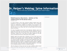 Tablet Screenshot of drhelper.wordpress.com