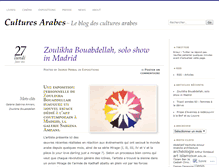 Tablet Screenshot of culturesarabes.wordpress.com