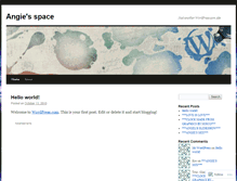 Tablet Screenshot of angiebabyw66.wordpress.com