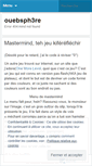 Mobile Screenshot of oueb.wordpress.com