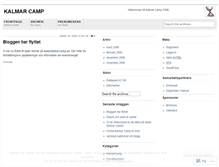 Tablet Screenshot of kalmarcamp.wordpress.com