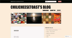 Desktop Screenshot of chilicheesetoast.wordpress.com