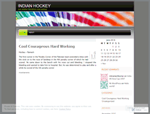 Tablet Screenshot of indianhockey.wordpress.com