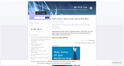 Desktop Screenshot of mytechtalk.wordpress.com