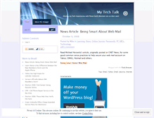 Tablet Screenshot of mytechtalk.wordpress.com