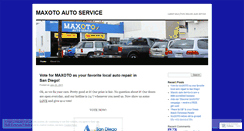 Desktop Screenshot of maxotoblog.wordpress.com