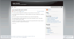 Desktop Screenshot of kufrsociety.wordpress.com