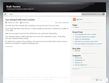 Tablet Screenshot of kufrsociety.wordpress.com