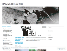 Tablet Screenshot of hammerhearts.wordpress.com